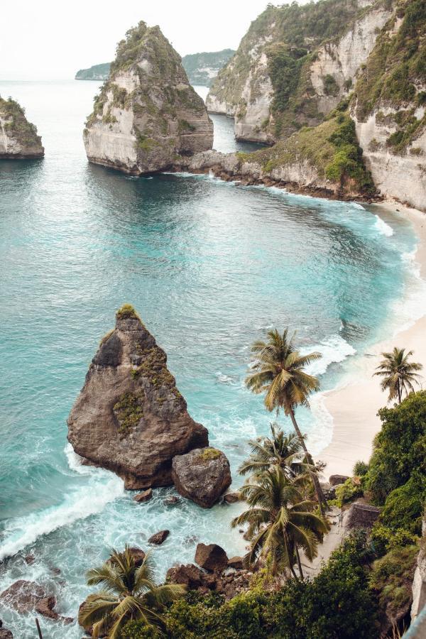 Tropical Glamping Nusa Penida - Private Romantic Seaside Bungalow Diamond Beach Polilit Exteriör bild