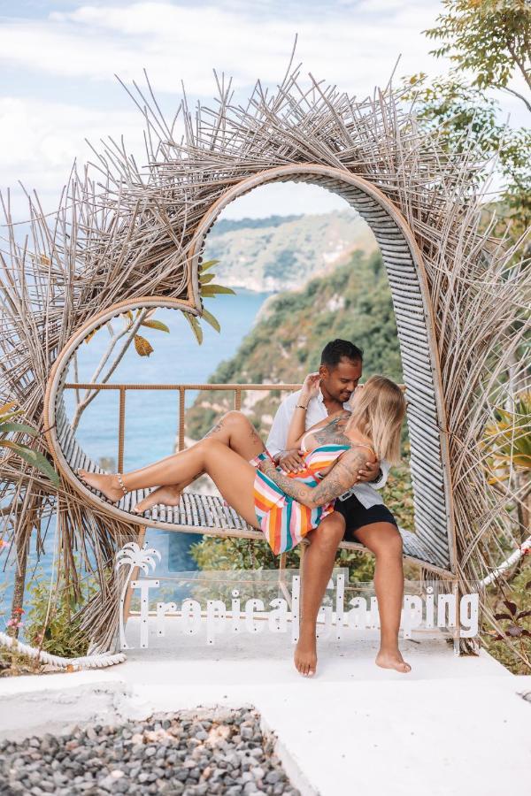 Tropical Glamping Nusa Penida - Private Romantic Seaside Bungalow Diamond Beach Polilit Exteriör bild