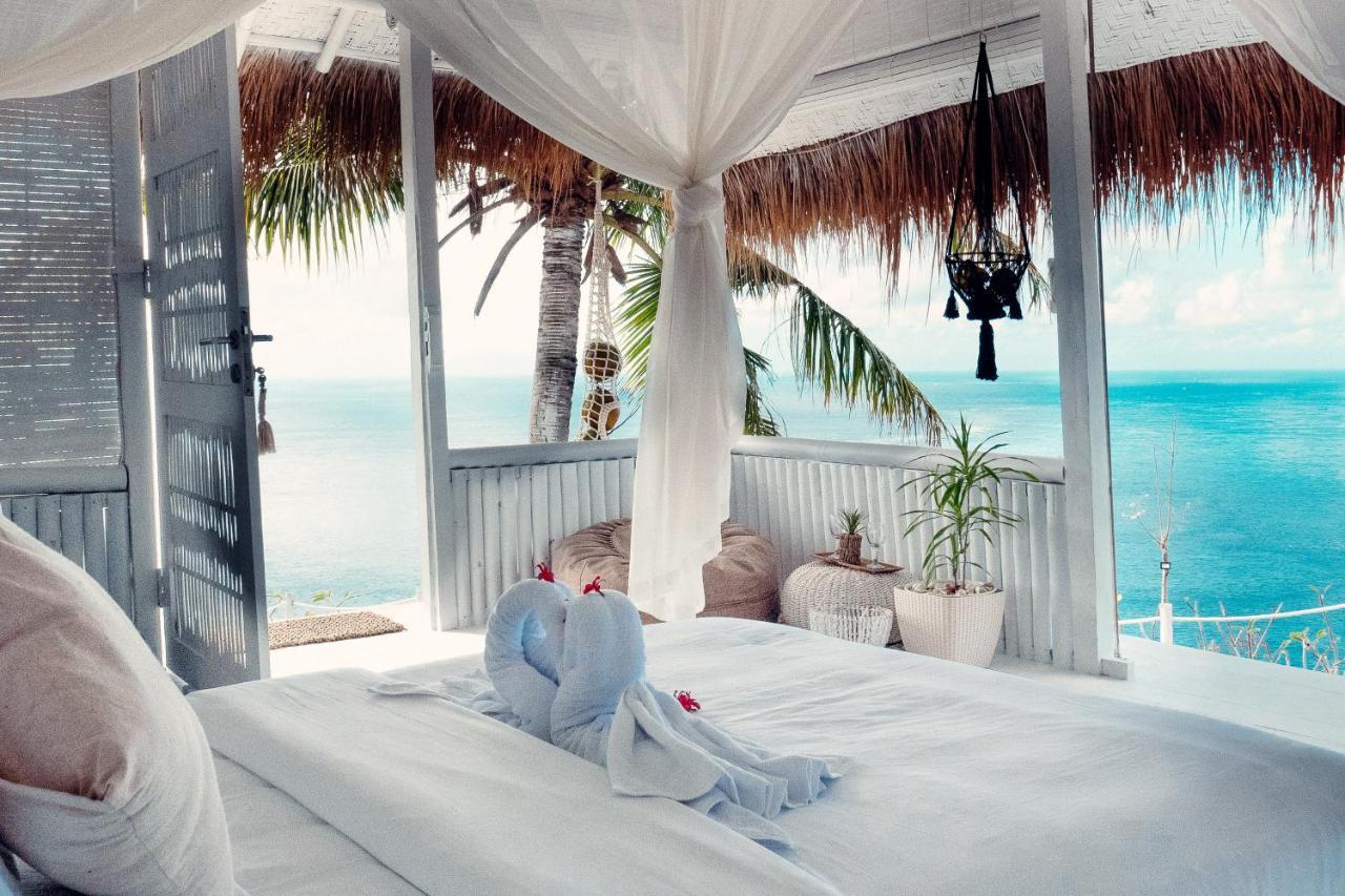 Tropical Glamping Nusa Penida - Private Romantic Seaside Bungalow Diamond Beach Polilit Exteriör bild