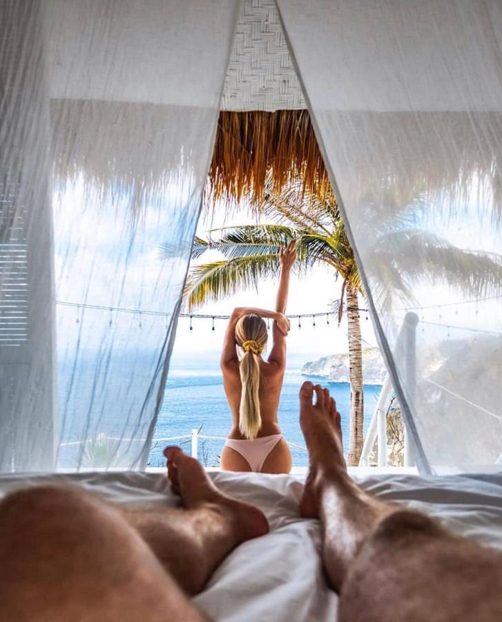 Tropical Glamping Nusa Penida - Private Romantic Seaside Bungalow Diamond Beach Polilit Exteriör bild
