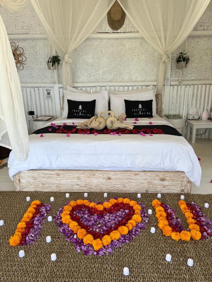 Tropical Glamping Nusa Penida - Private Romantic Seaside Bungalow Diamond Beach Polilit Exteriör bild